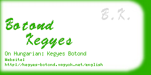 botond kegyes business card